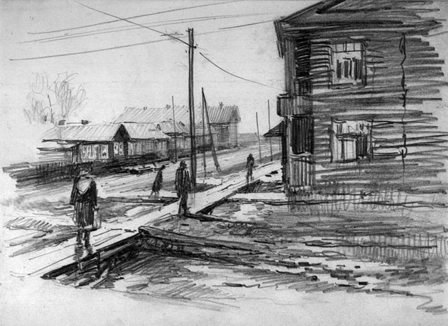 Rudakow, M. S.: Straße von Kotlas