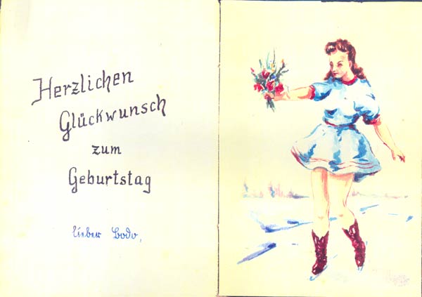 Platt: Geburtstagskarte