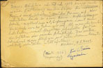 Demant, P. - Liederbuch Widmung